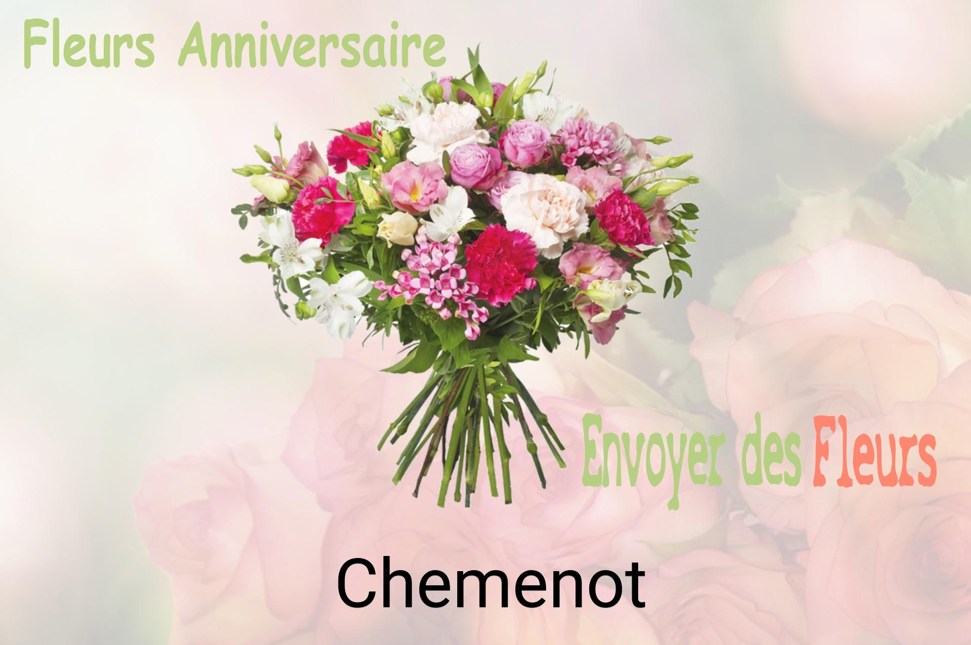 Bouquet de fleurs d’anniversaire livré à Chemenot