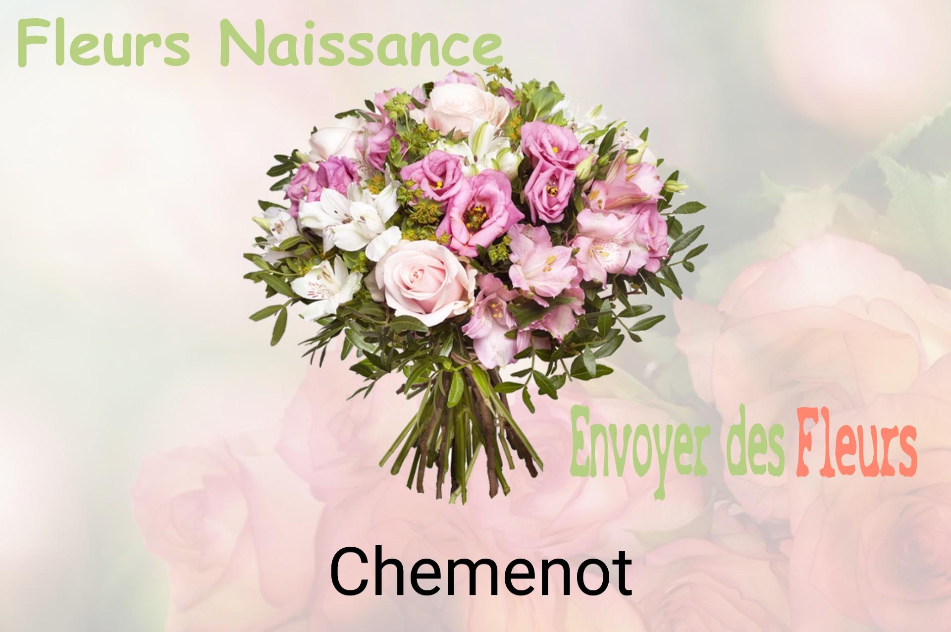 Bouquet de fleurs de naissance livré à Chemenot